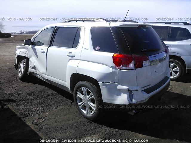 2GKFLTEK1H6292195 - 2017 GMC TERRAIN SLE WHITE photo 3