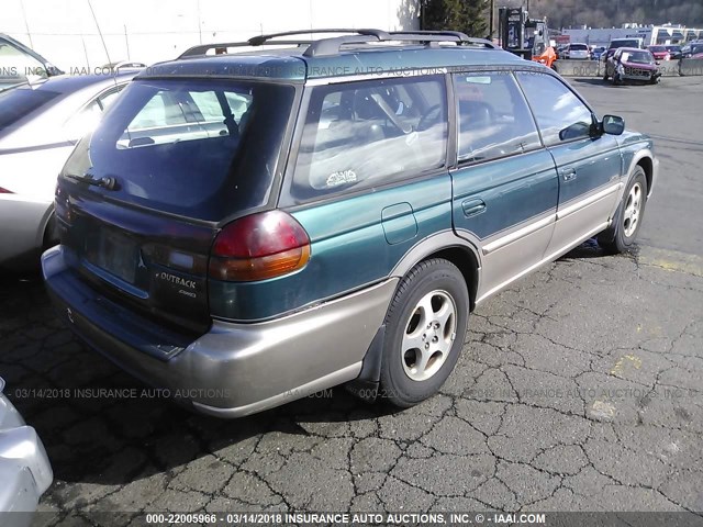 4S3BG6859X7608639 - 1999 SUBARU LEGACY OUTBACK/SSV/LIMITED/30TH GREEN photo 4