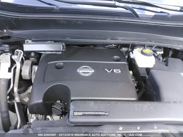 5N1AR2MN6EC602799 - 2014 NISSAN PATHFINDER S/SV/SL/PLATINUM 黑色 照片 10