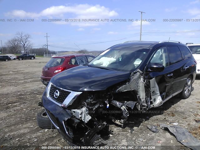 5N1AR2MN6EC602799 - 2014 NISSAN PATHFINDER S/SV/SL/PLATINUM BLACK photo 2