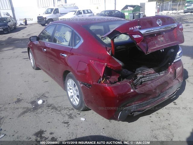 1N4AL3AP9GC122931 - 2016 NISSAN ALTIMA 2.5/S/SV/SL/SR RED photo 3