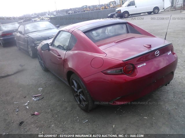 JM1NDAL76H0102973 - 2017 MAZDA MX-5 MIATA CLUB RED photo 3