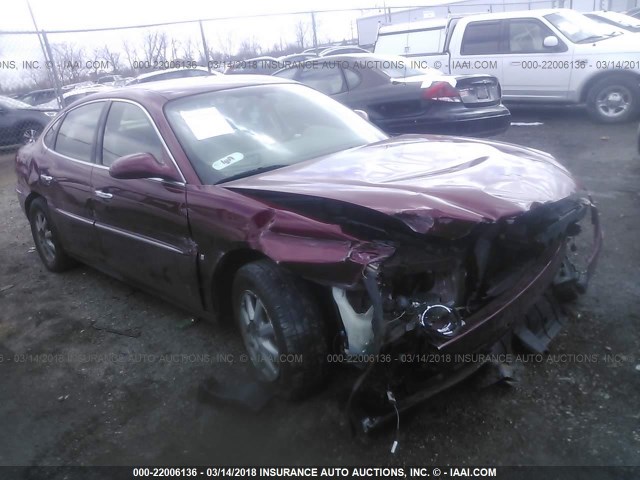 2G4WC582881169683 - 2008 BUICK LACROSSE CX RED photo 1