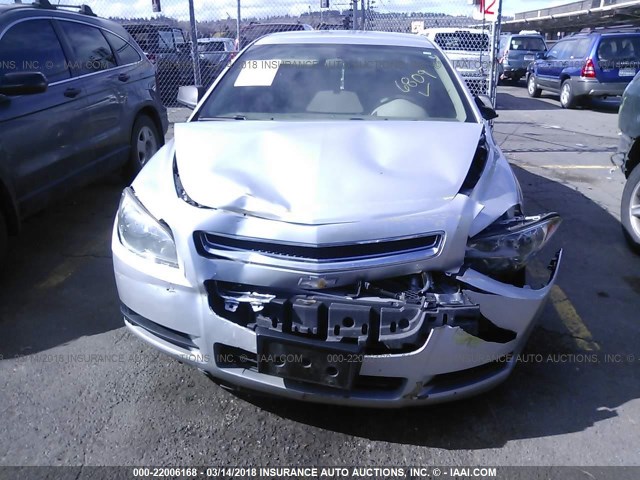 1G1ZA5EU5CF386809 - 2012 CHEVROLET MALIBU LS ვერცხლისფერი ფოტო 6