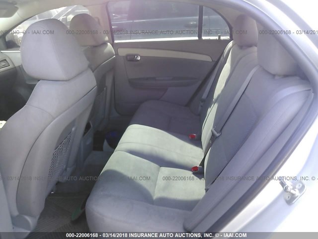 1G1ZA5EU5CF386809 - 2012 CHEVROLET MALIBU LS ვერცხლისფერი ფოტო 8