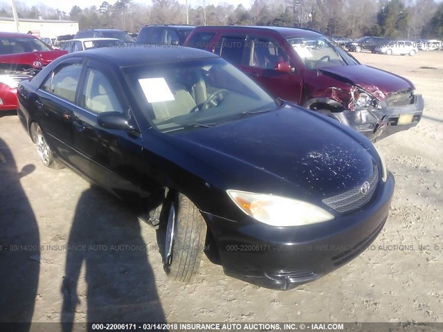 4T1BE30K23U208404 - 2003 TOYOTA CAMRY LE/XLE/SE BLACK photo 1