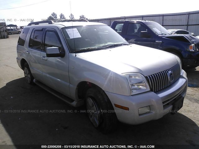 4M2EU37E06ZJ00871 - 2006 MERCURY MOUNTAINEER LUXURY WHITE photo 1