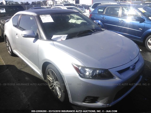 JTKJF5C78B3013503 - 2011 TOYOTA SCION TC 银色 照片 1