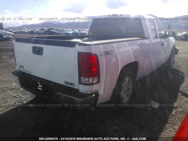 1GTEK19J67Z503331 - 2007 GMC NEW SIERRA K1500 WHITE photo 4