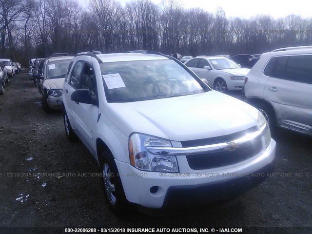 2CNDL23F866021730 - 2006 CHEVROLET EQUINOX LS WHITE photo 1