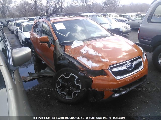 JF2GPAGC8E8301884 - 2014 SUBARU XV CROSSTREK 2.0 LIMITED ORANGE photo 1