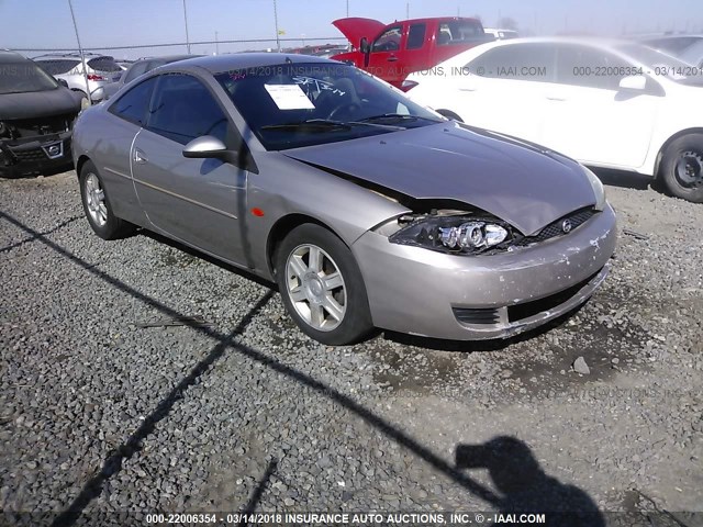 1ZWFT61L425610060 - 2002 MERCURY COUGAR V6/SPORT GRAY photo 1