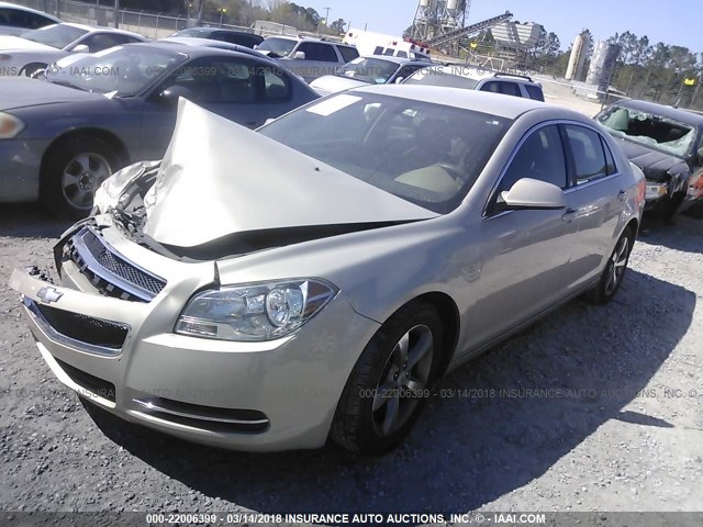 1G1ZC5EU0BF391456 - 2011 CHEVROLET MALIBU 1LT 棕色 照片 2