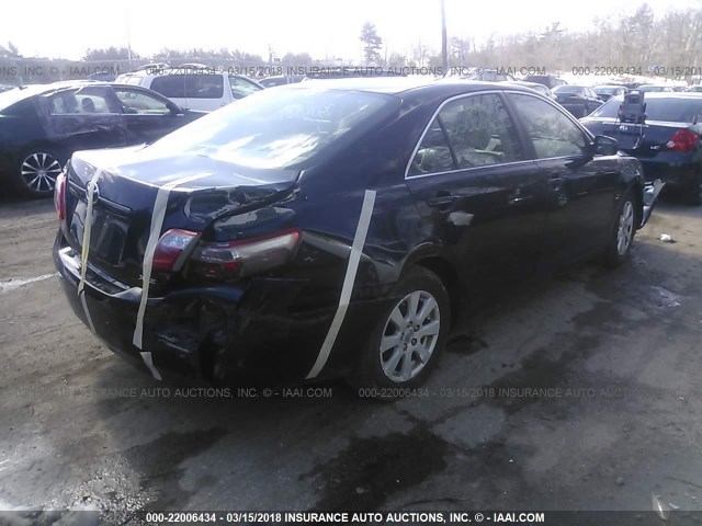 4T1BK46K09U085832 - 2009 TOYOTA CAMRY SE/LE/XLE BLUE photo 4