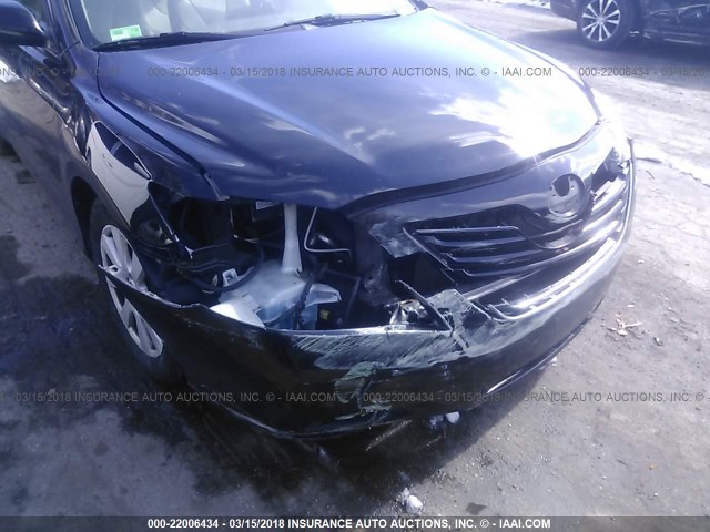 4T1BK46K09U085832 - 2009 TOYOTA CAMRY SE/LE/XLE BLUE photo 6