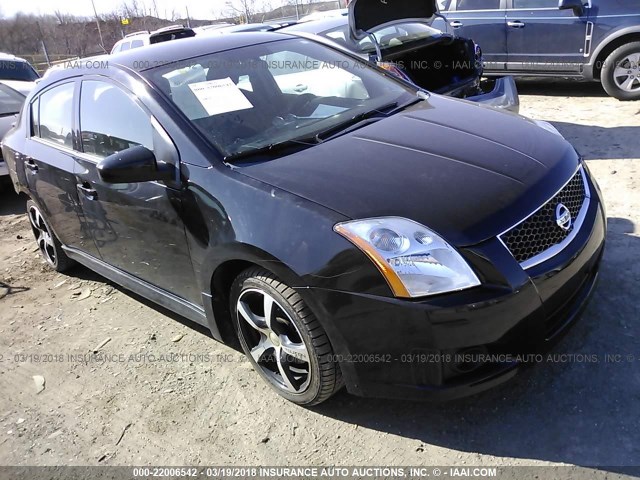 3N1BB61E88L710295 - 2008 NISSAN SENTRA SE-R BLACK photo 1