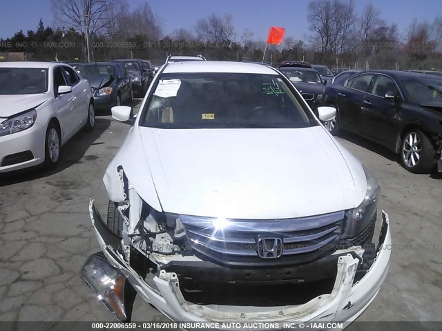 1HGCP2F67CA050040 - 2012 HONDA ACCORD SE WHITE photo 6