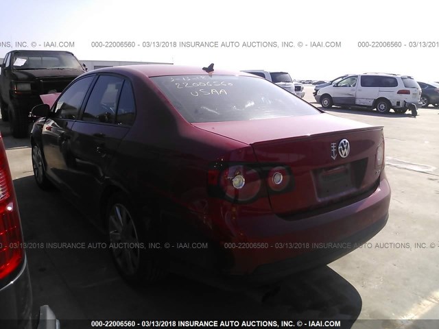 3VWRJ7AJXAM029442 - 2010 VOLKSWAGEN JETTA WOLFSBURG 红色 照片 3
