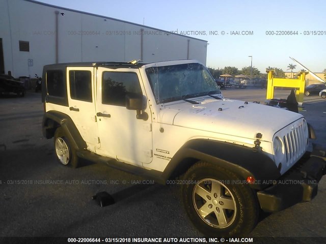 1J4BB3H14AL145571 - 2010 JEEP WRANGLER UNLIMITE SPORT WHITE photo 6