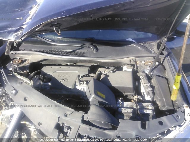 4T4BF1FKXCR163615 - 2012 TOYOTA CAMRY SE/LE/XLE BLACK photo 10