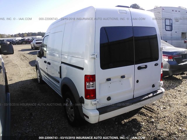 NM0LS7DN1CT081211 - 2012 FORD TRANSIT CONNECT XLT WHITE photo 3