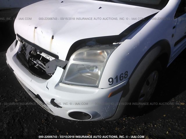 NM0LS7DN1CT081211 - 2012 FORD TRANSIT CONNECT XLT WHITE photo 6