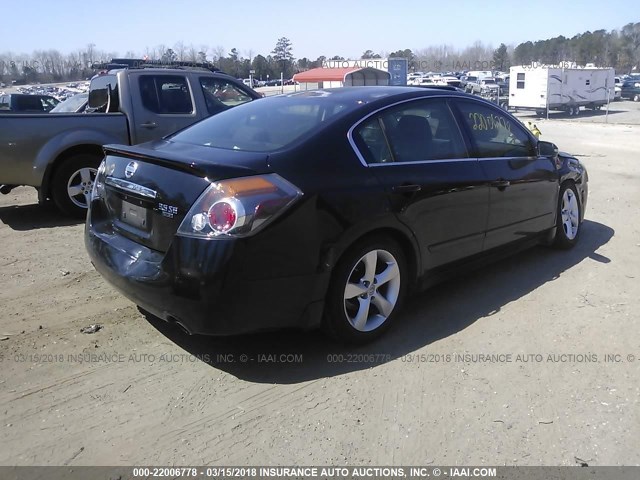 1N4BL21E28N407134 - 2008 NISSAN ALTIMA 3.5SE/3.5SL BLACK photo 4