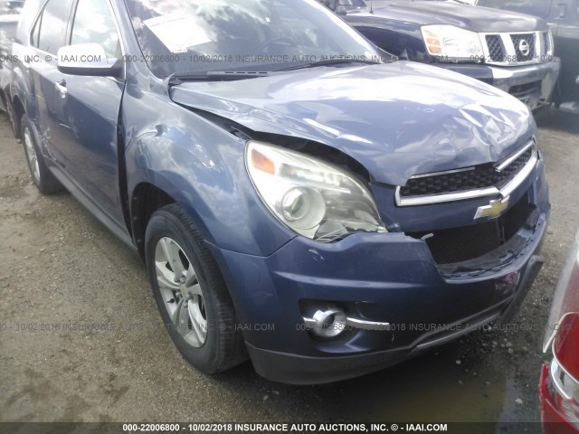 2CNALFEC1B6456225 - 2011 CHEVROLET EQUINOX LTZ BLUE photo 1