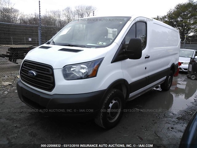 1FTYR1ZM6HKA07796 - 2017 FORD TRANSIT T-250 WHITE photo 2