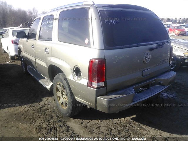 1GYEK63N33R107578 - 2003 CADILLAC ESCALADE LUXURY TAN photo 3