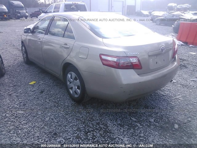 4T1BE46K88U210873 - 2008 TOYOTA CAMRY CE/LE/XLE/SE TAN photo 3