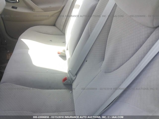 4T1BE46K88U210873 - 2008 TOYOTA CAMRY CE/LE/XLE/SE TAN photo 8