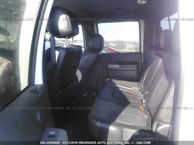 1FT7W2BT7FED39768 - 2015 FORD F250 SUPER DUTY WHITE photo 8