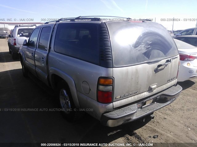 3GNFK16Z34G133988 - 2004 CHEVROLET SUBURBAN K1500 TAN photo 3