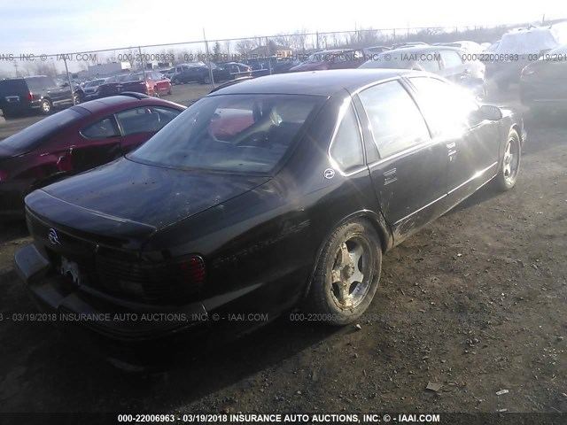 1G1BL52P6SR105544 - 1995 CHEVROLET CAPRICE / IMPALA CLASSIC/SS BLACK photo 4