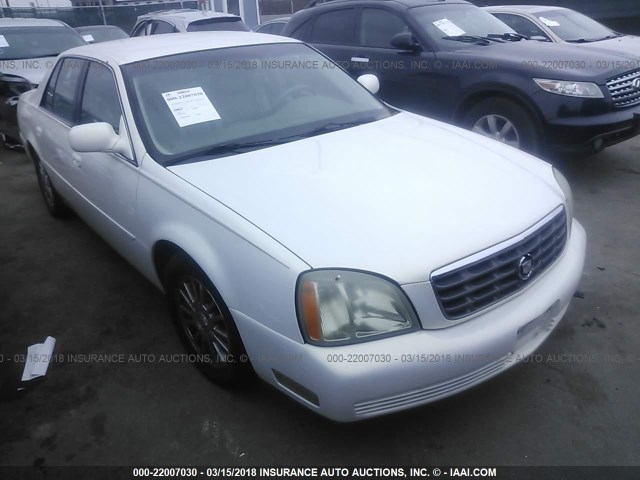 1G6KE54Y74U143147 - 2004 CADILLAC DEVILLE DHS WHITE photo 1