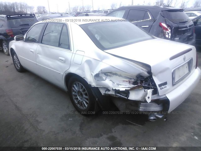 1G6KE54Y74U143147 - 2004 CADILLAC DEVILLE DHS WHITE photo 3