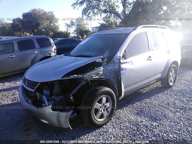 JA4LS21W38Z006480 - 2008 MITSUBISHI OUTLANDER ES 银色 照片 6