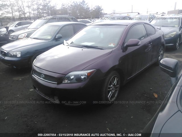 JTKDE167460083351 - 2006 TOYOTA SCION TC 勃艮第红 照片 2