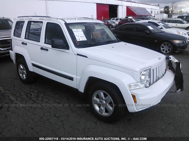 1J4PN2GK7BW553922 - 2011 JEEP LIBERTY SPORT WHITE photo 1