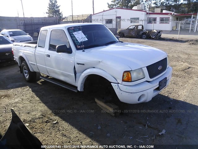 1FTYR14E12PB24499 - 2002 FORD RANGER SUPER CAB WHITE photo 1