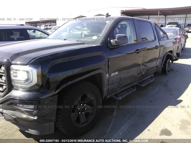 3GTU2NEC8HG318922 - 2017 GMC SIERRA K1500 SLT BLACK photo 6