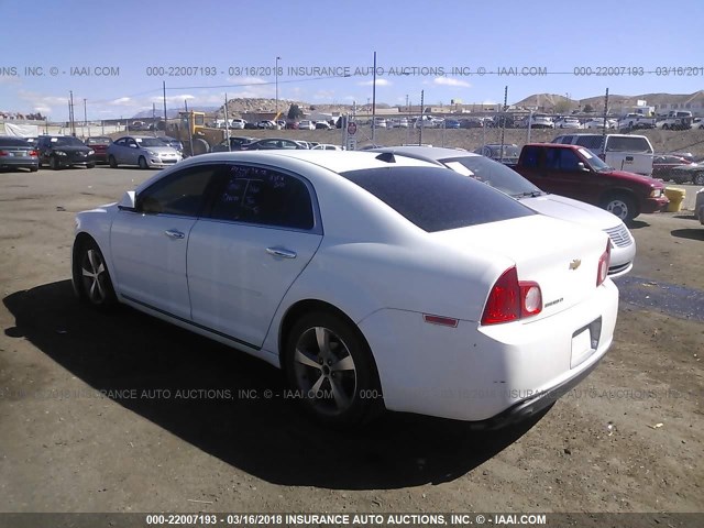 1G1ZC5EU2CF351428 - 2012 CHEVROLET MALIBU 1LT 白色 照片 3