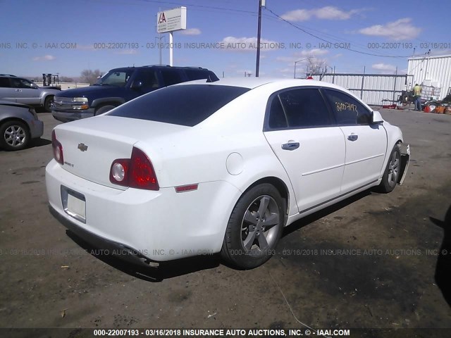1G1ZC5EU2CF351428 - 2012 CHEVROLET MALIBU 1LT 白色 照片 4