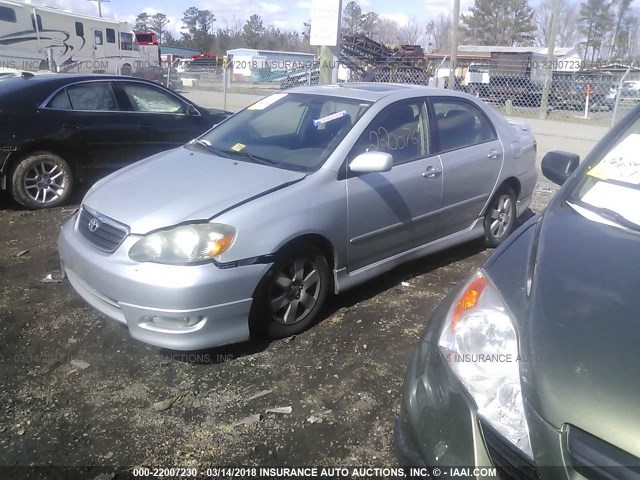 1NXBR32E56Z574633 - 2006 TOYOTA COROLLA CE/LE/S SILVER photo 2