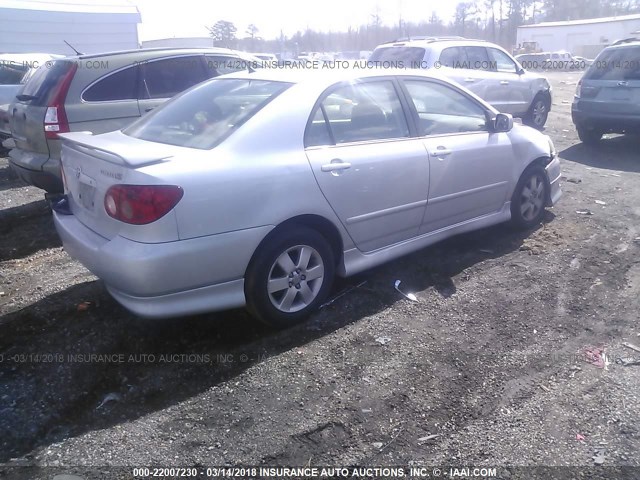 1NXBR32E56Z574633 - 2006 TOYOTA COROLLA CE/LE/S SILVER photo 4