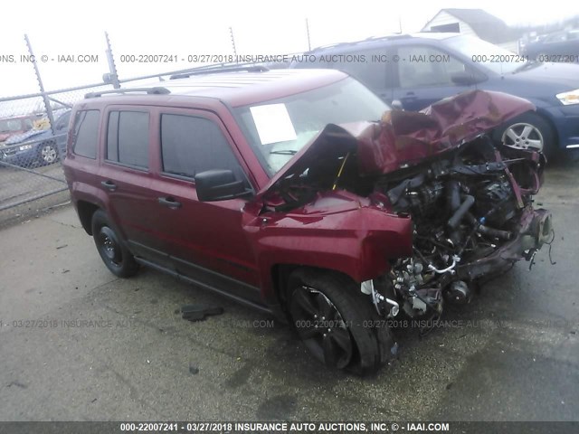 1C4NJPBA2FD372426 - 2015 JEEP PATRIOT SPORT RED photo 1