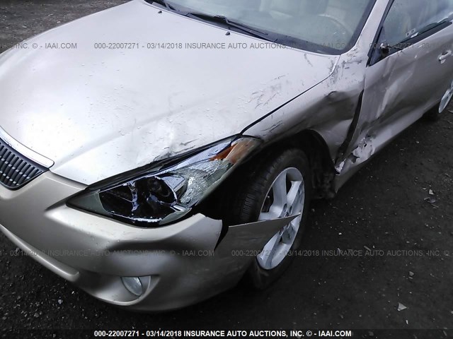 4T1CA30P84U034772 - 2004 TOYOTA CAMRY SOLARA SE/SLE 金色 照片 6