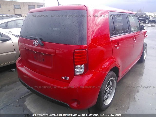 JTLZE4FE5EJ049851 - 2014 TOYOTA SCION XB წითელი ფოტო 4