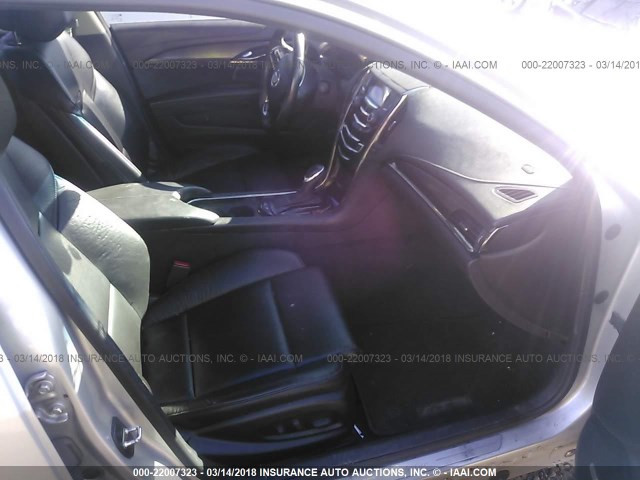 1G6AA5RA8D0132586 - 2013 CADILLAC ATS SILVER photo 5